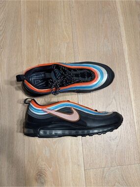 Nike Men’s Air Max 97 “Seoul” with Orange & Blue Accents